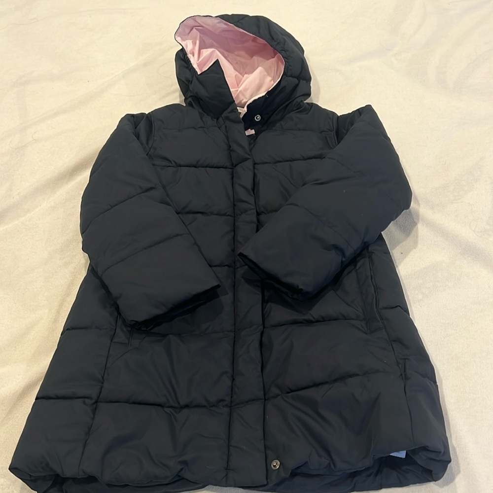 girls Navy winter coat like new